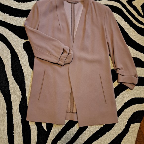 Aritzia Power Blazer Deep Taupe - Picture 4 of 6
